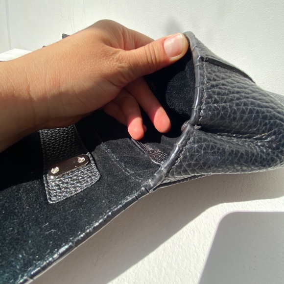 Mulberry Medium Lily Black Leather Silver Chain Designer Handbag Shoulder Bag - Picture 7 of 15